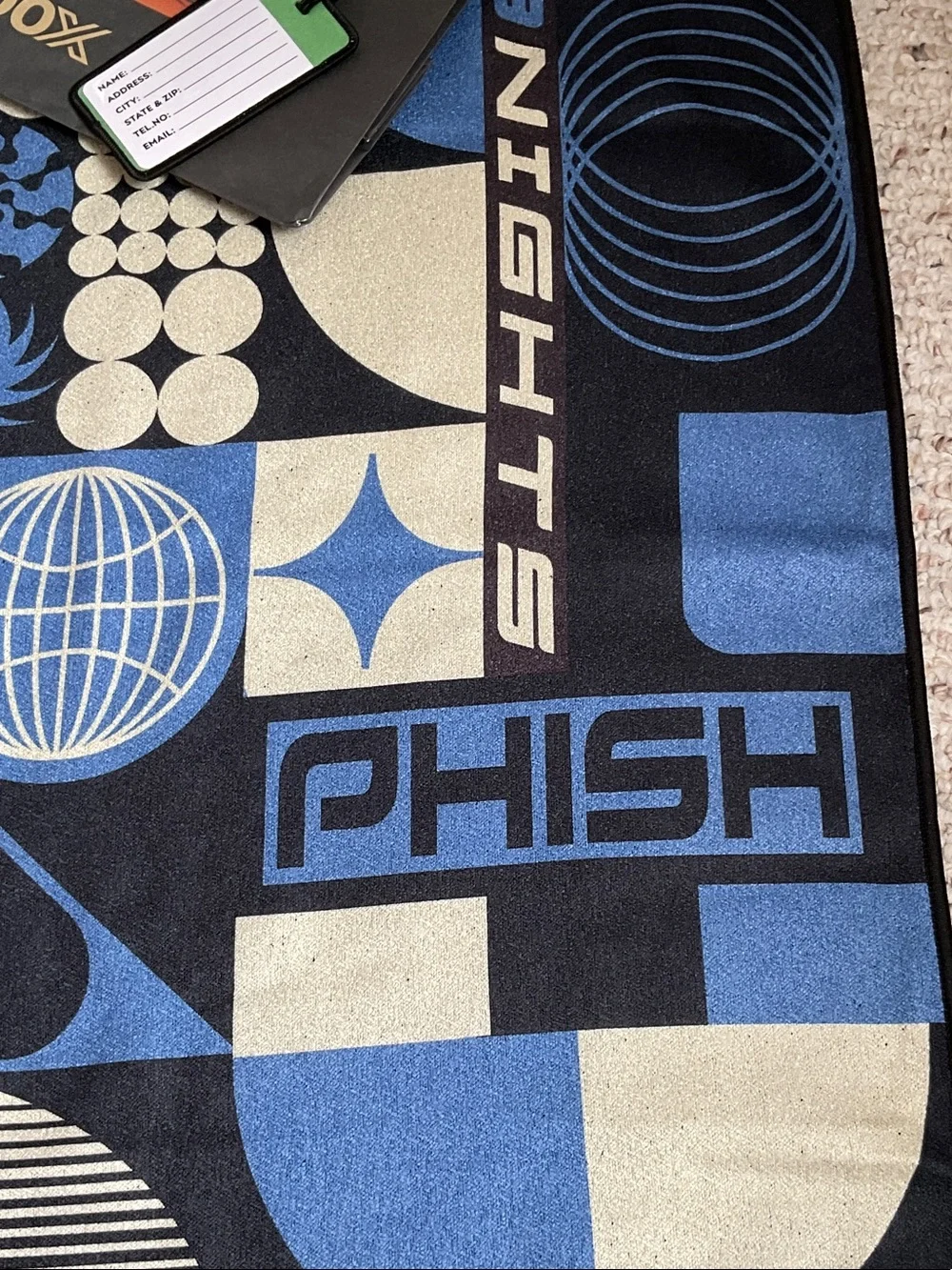 Phish 2026 100x package gift Las Vegas quick dry Beach Towel & luggage tag & bag